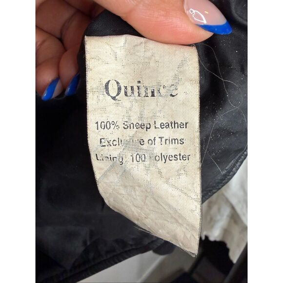 Quince Leather Motorcycle Jacket - Picture 5 of 10